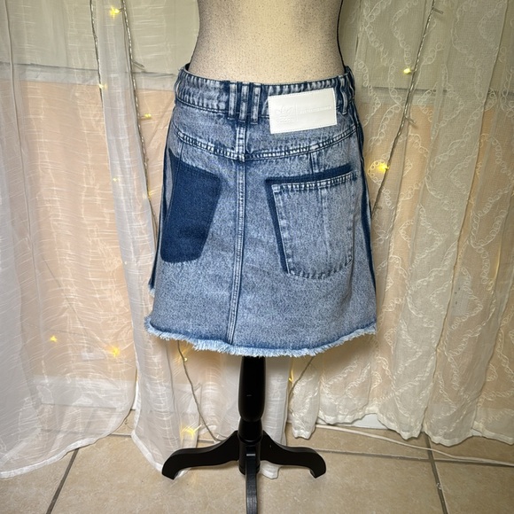 Adidas Blue A-Line Knee-Length Skirt - Picture 5 of 9